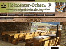 Tablet Screenshot of holzcenter-ocker.de